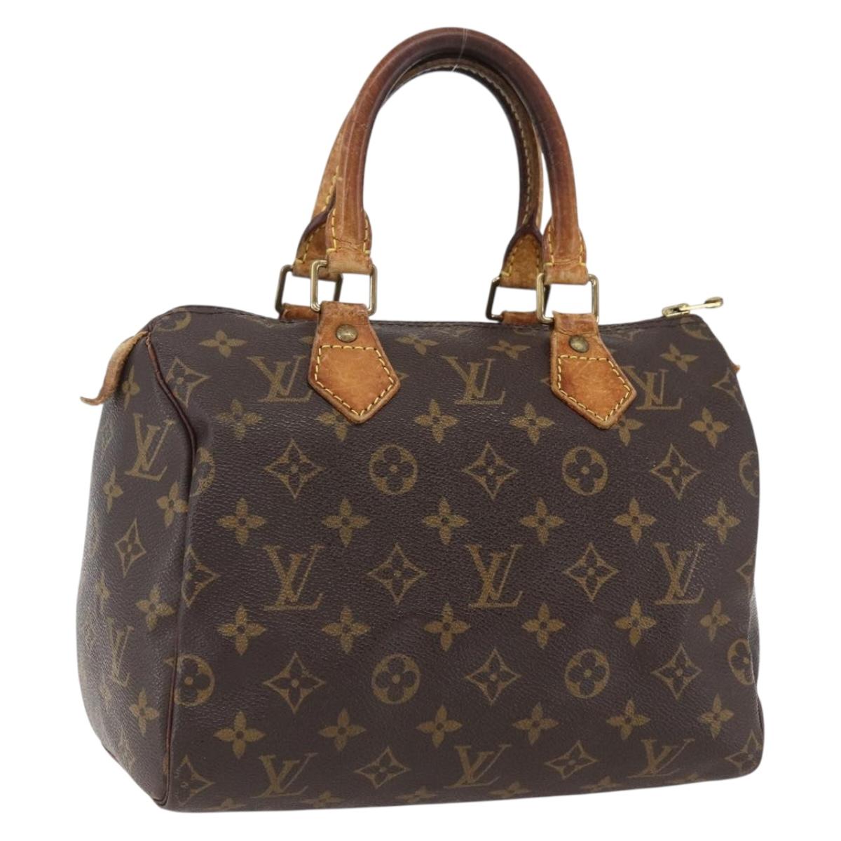 LOUIS VUITTON Monogram Speedy 25 Hand Bag M41528 LV Auth am10738A