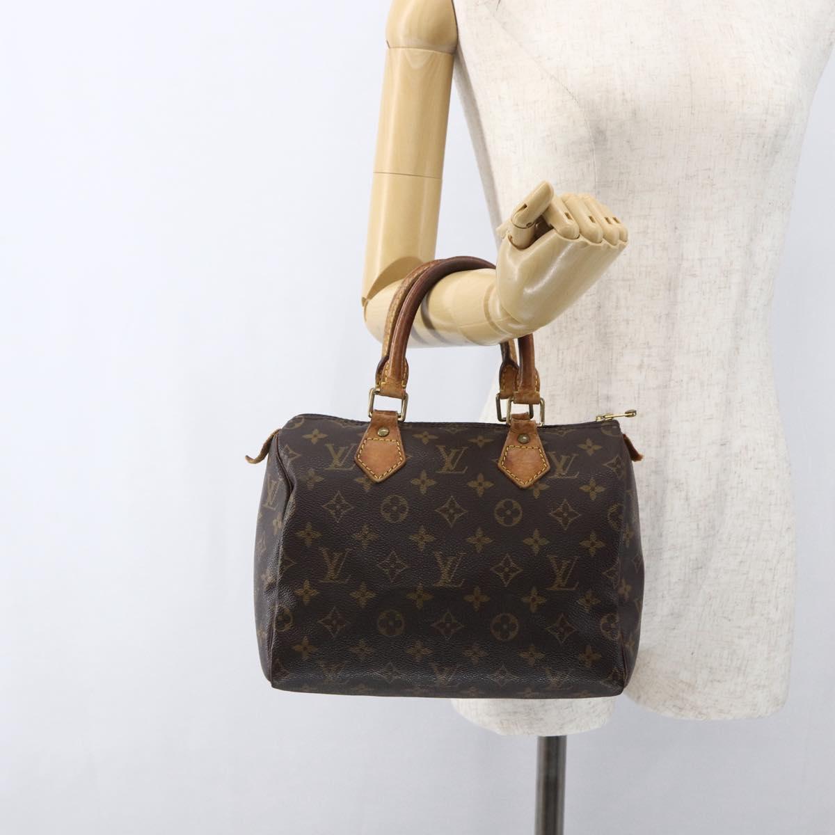 LOUIS VUITTON Monogram Speedy 25 Hand Bag M41528 LV Auth am10738A