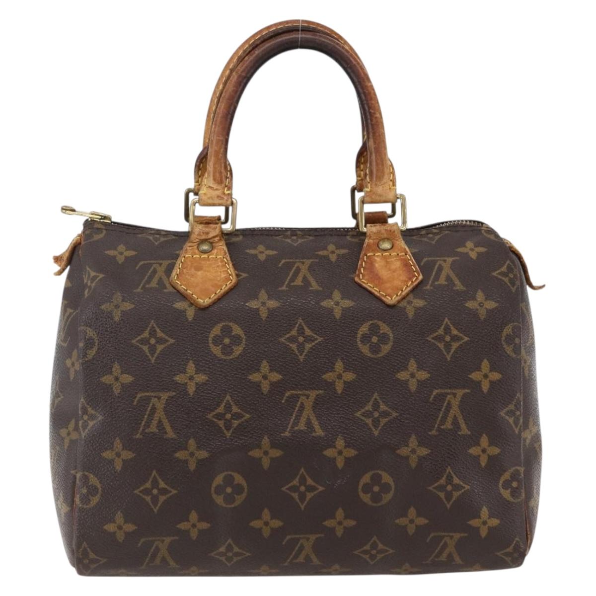 LOUIS VUITTON Monogram Speedy 25 Hand Bag M41528 LV Auth am10738A