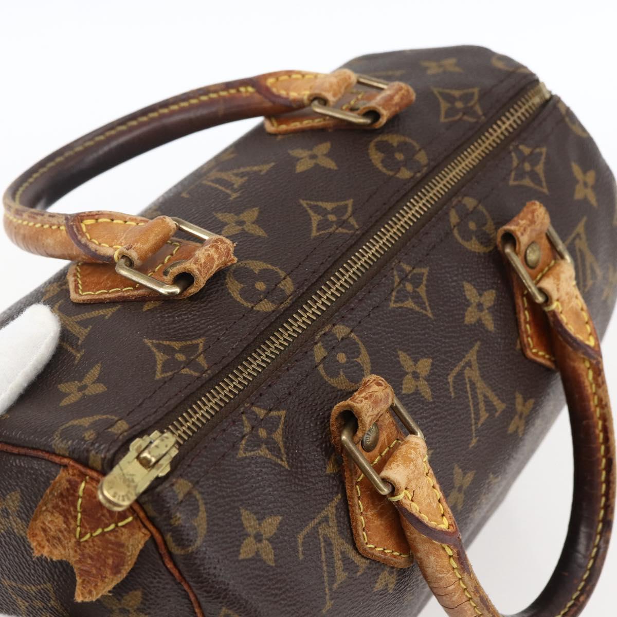 LOUIS VUITTON Monogram Speedy 25 Hand Bag M41528 LV Auth am10738A