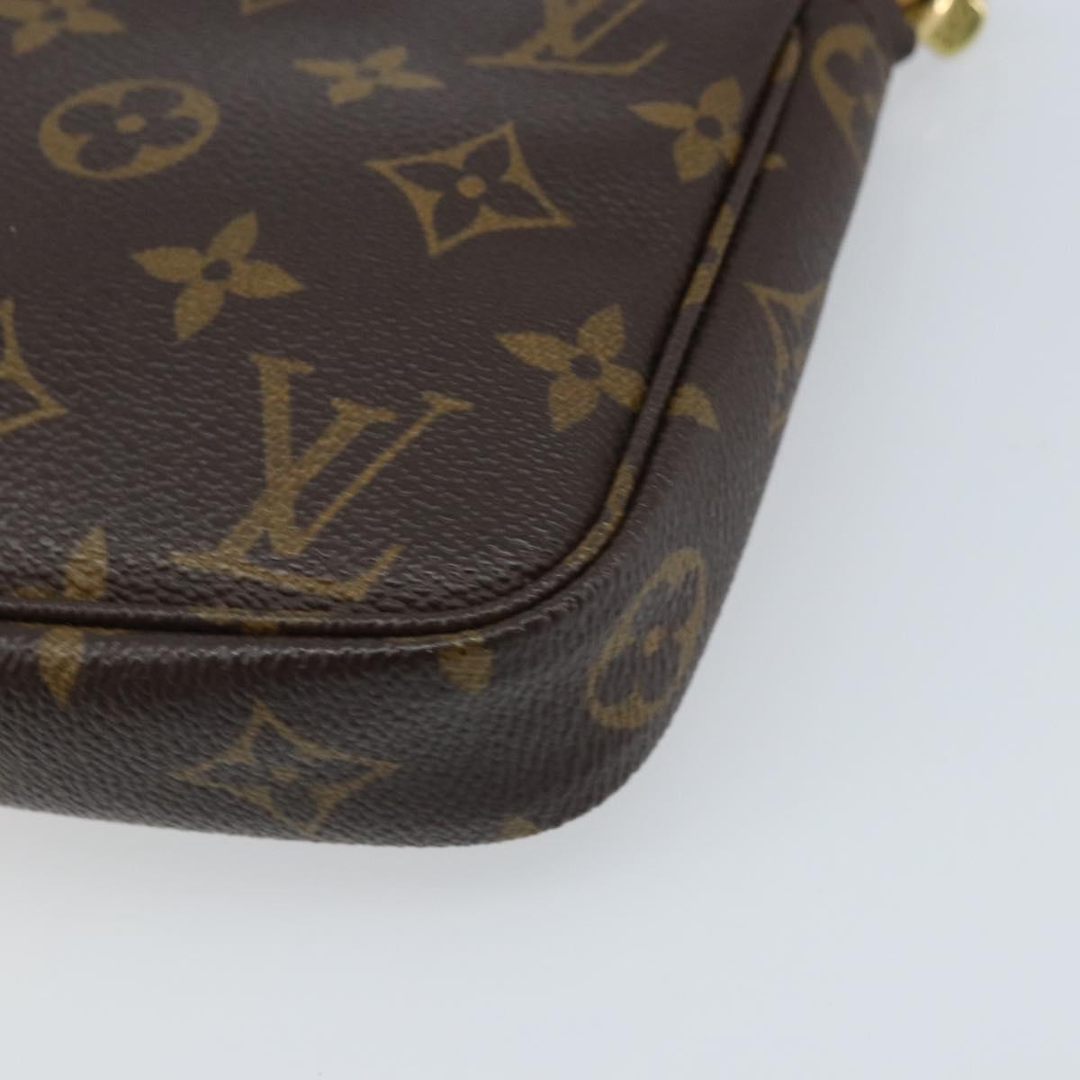 LOUIS VUITTON Monogram Pochette Accessoires Pouch M51980 LV Auth am10741V