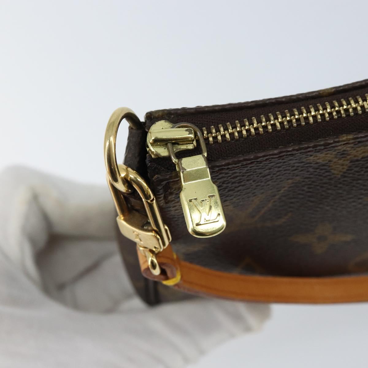 LOUIS VUITTON Monogram Pochette Accessoires Pouch M51980 LV Auth am10741V