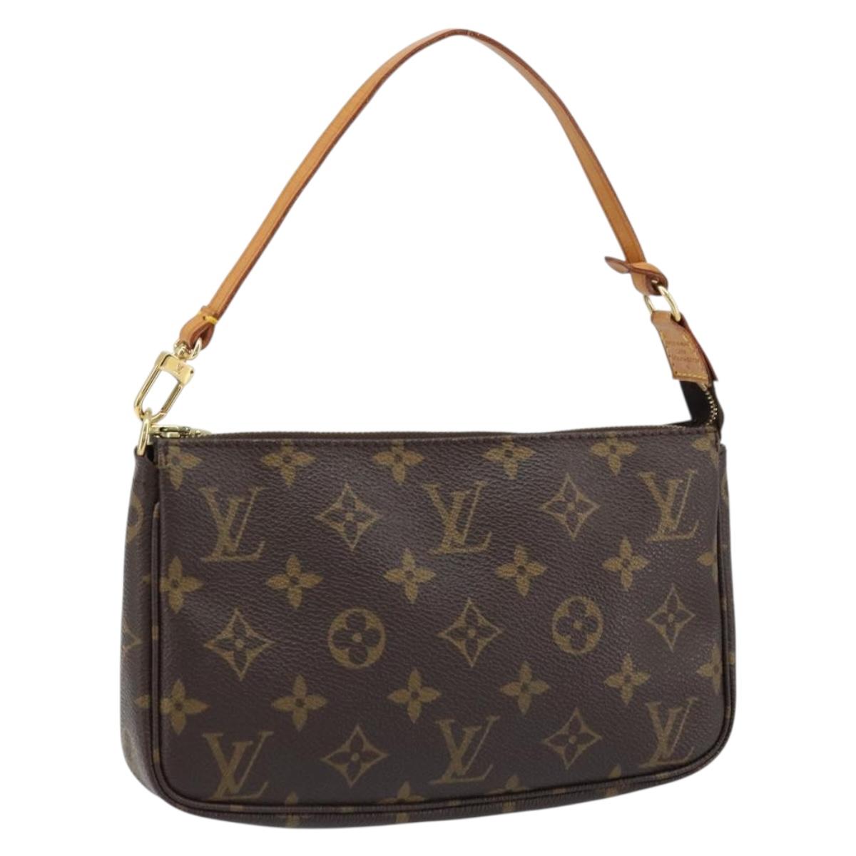 LOUIS VUITTON Monogram Pochette Accessoires Pouch M51980 LV Auth am10741V