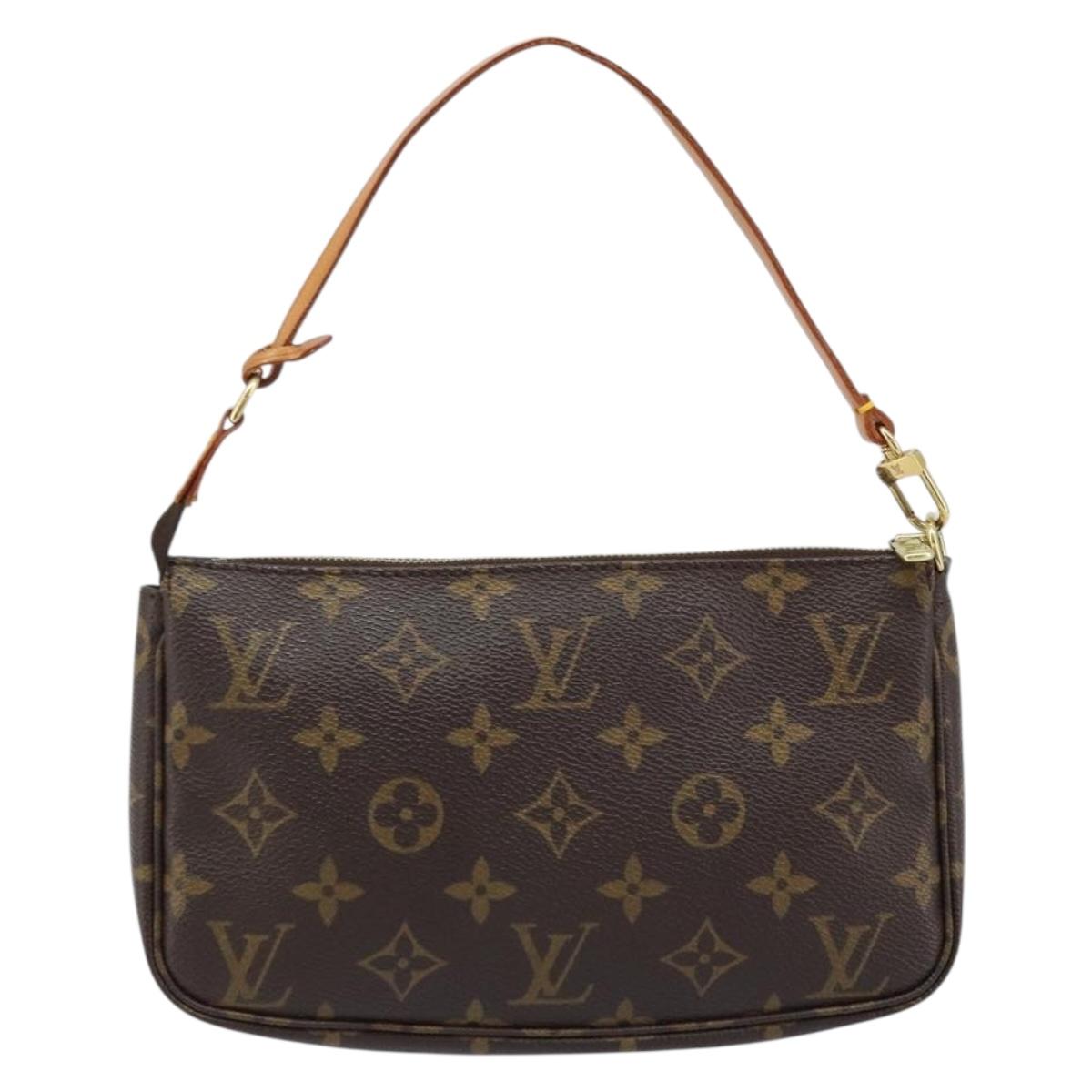 LOUIS VUITTON Monogram Pochette Accessoires Pouch M51980 LV Auth am10741V