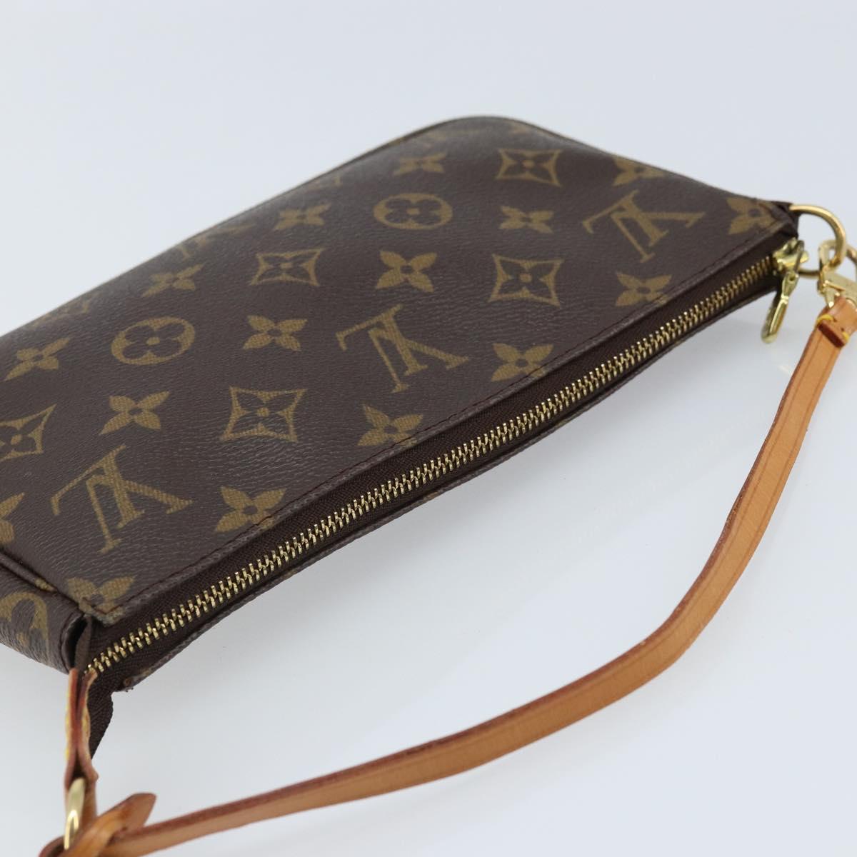 LOUIS VUITTON Monogram Pochette Accessoires Pouch M51980 LV Auth am10741V