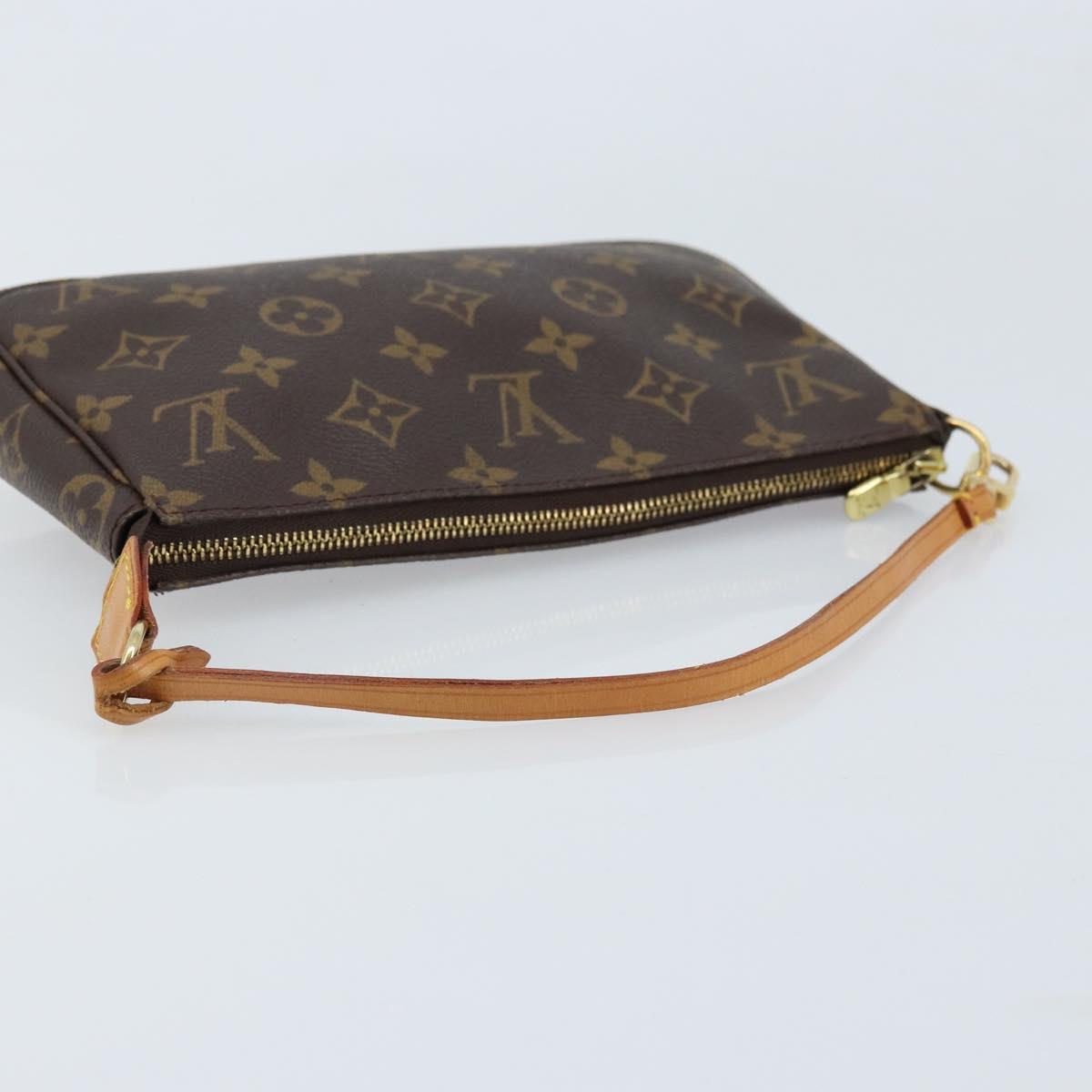 LOUIS VUITTON Monogram Pochette Accessoires Pouch M51980 LV Auth am10741V
