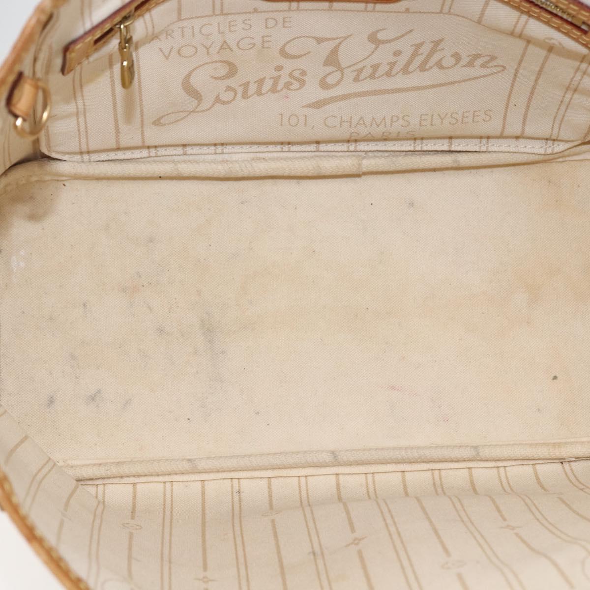 LOUIS VUITTON Damier Azur Neverfull PM Tote Bag N41362 LV Auth am10745