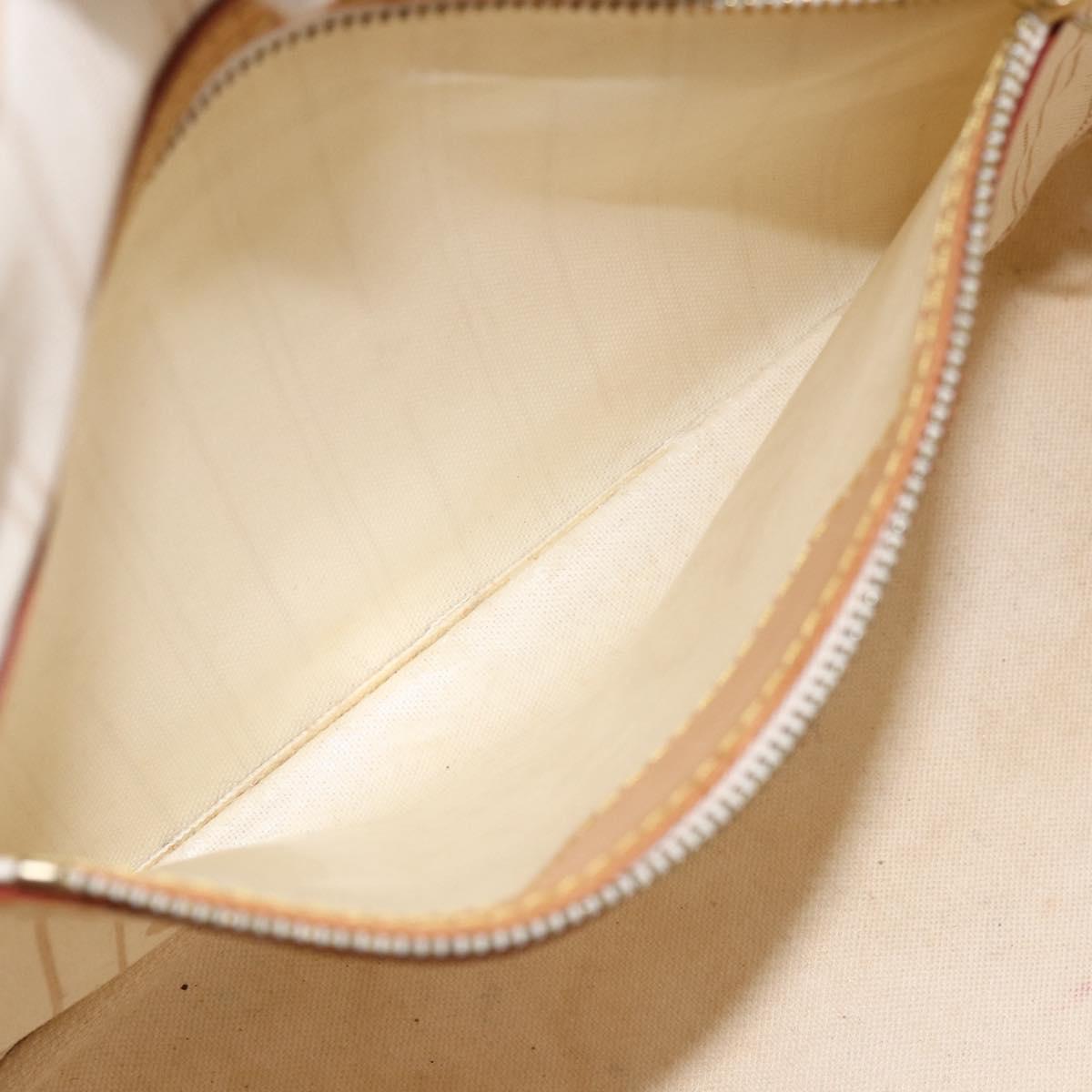 LOUIS VUITTON Damier Azur Neverfull PM Tote Bag N41362 LV Auth am10745