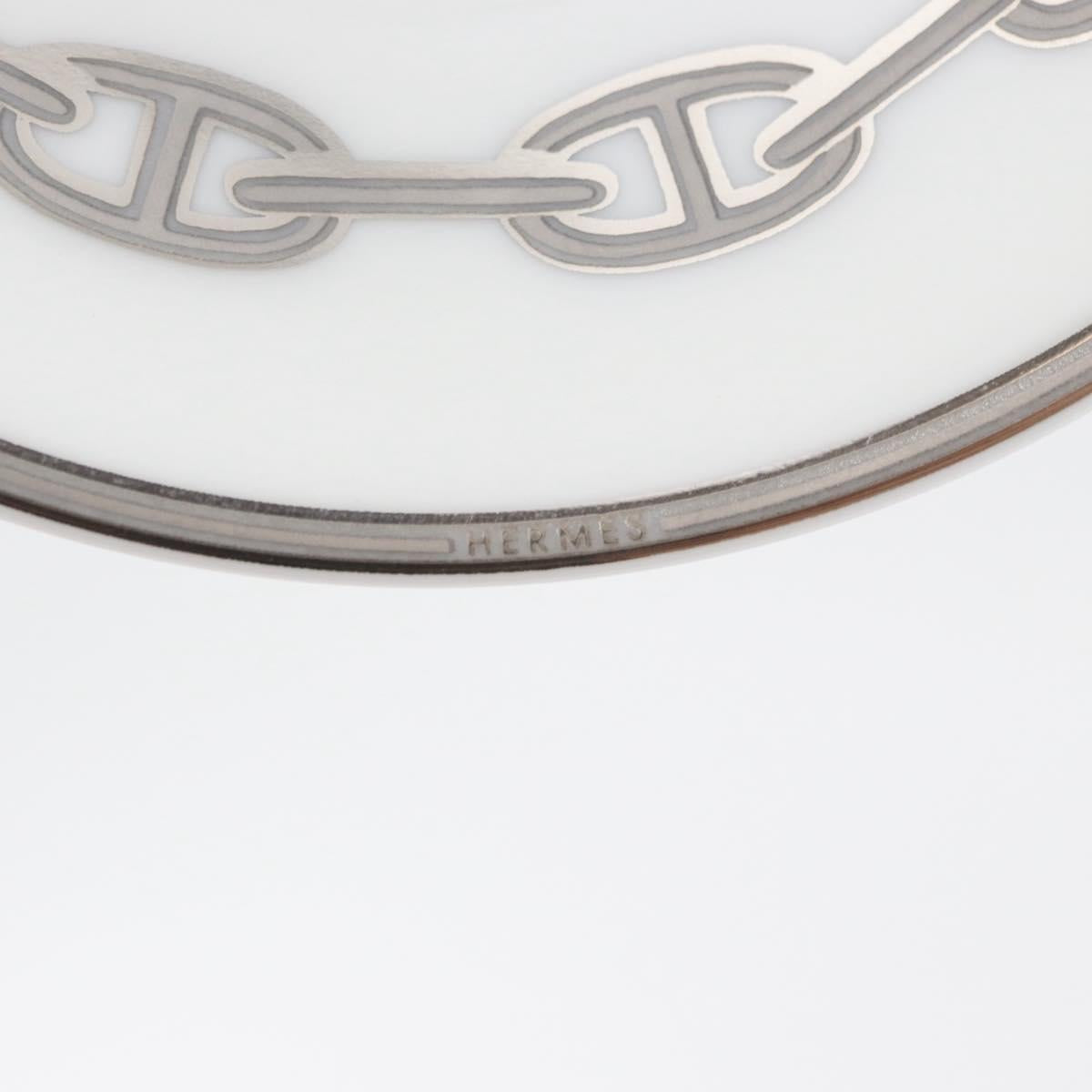 HERMES Schoendunkle Platinum Cup and Saucer Set of 2 Pottery Auth am10750SAV