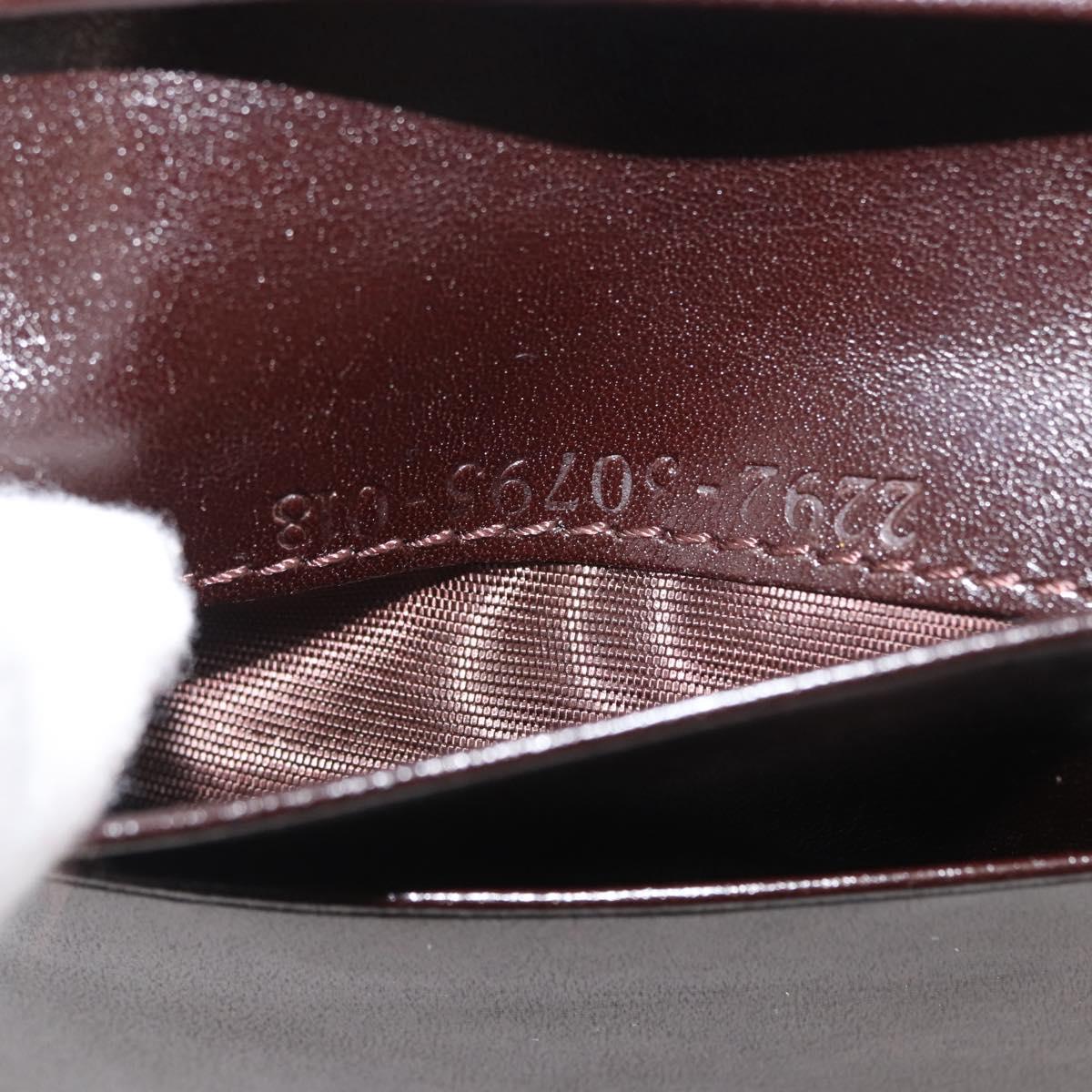 FENDI Zucca Canvas Wallet Leather Black Brown Auth am10756V