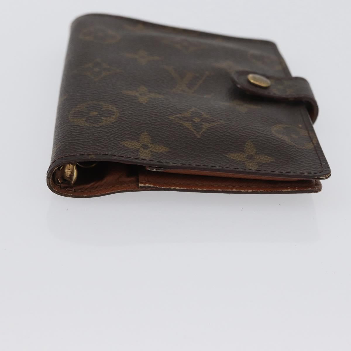 LOUIS VUITTON Monogram Agenda PM Day Planner Cover 2 Set R20005 LV Auth am10788