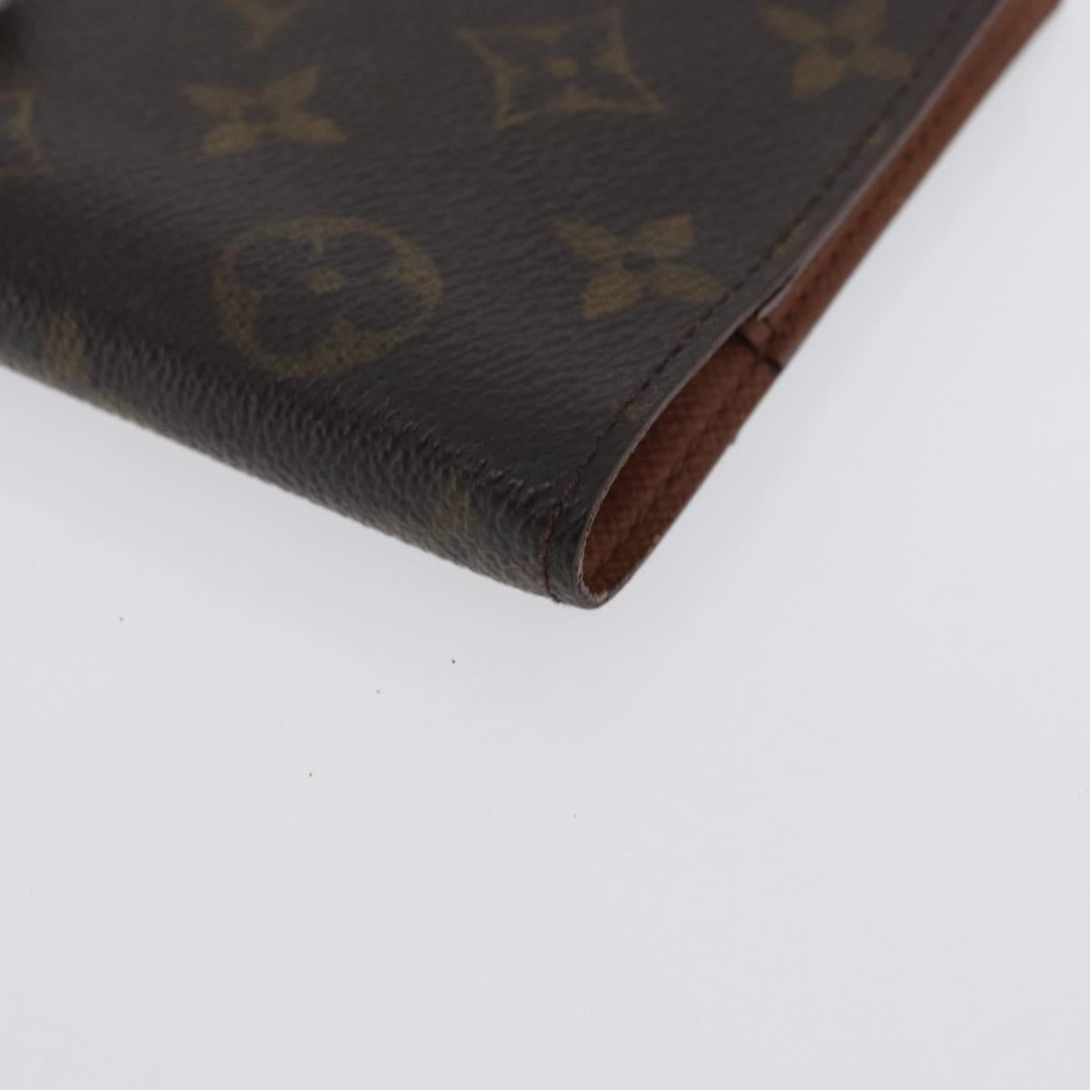 LOUIS VUITTON Monogram Agenda PM Day Planner Cover 2 Set R20005 LV Auth am10788