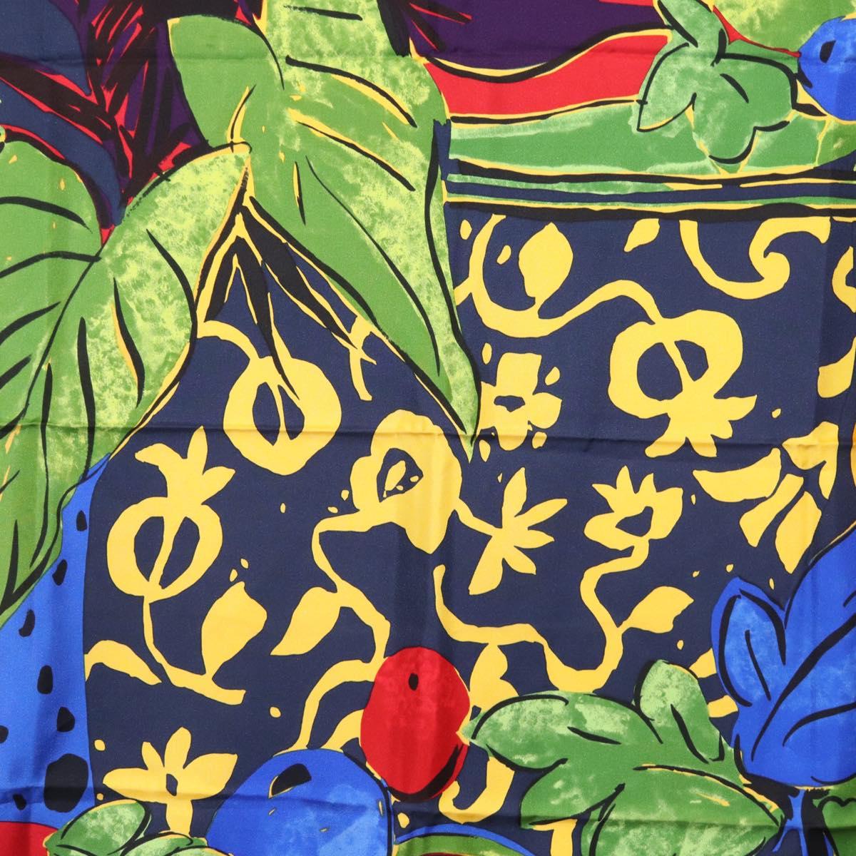 CELINE Scarf Silk Navy Auth am10790V