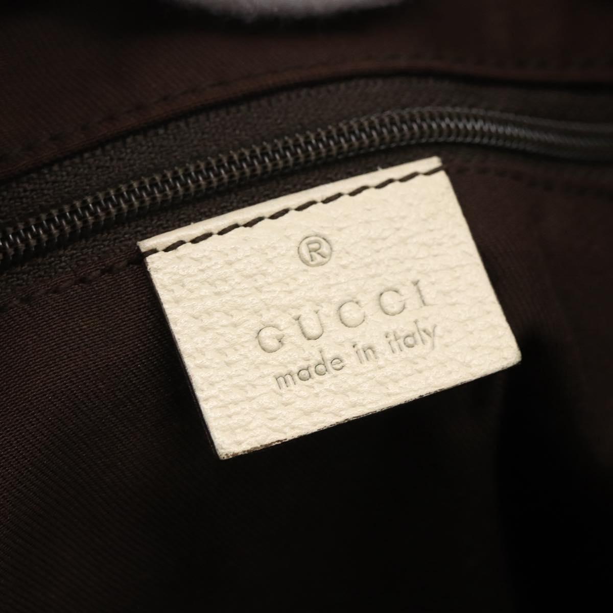 GUCCI GG Canvas Tote Bag Beige Gold 141470 Auth am10802