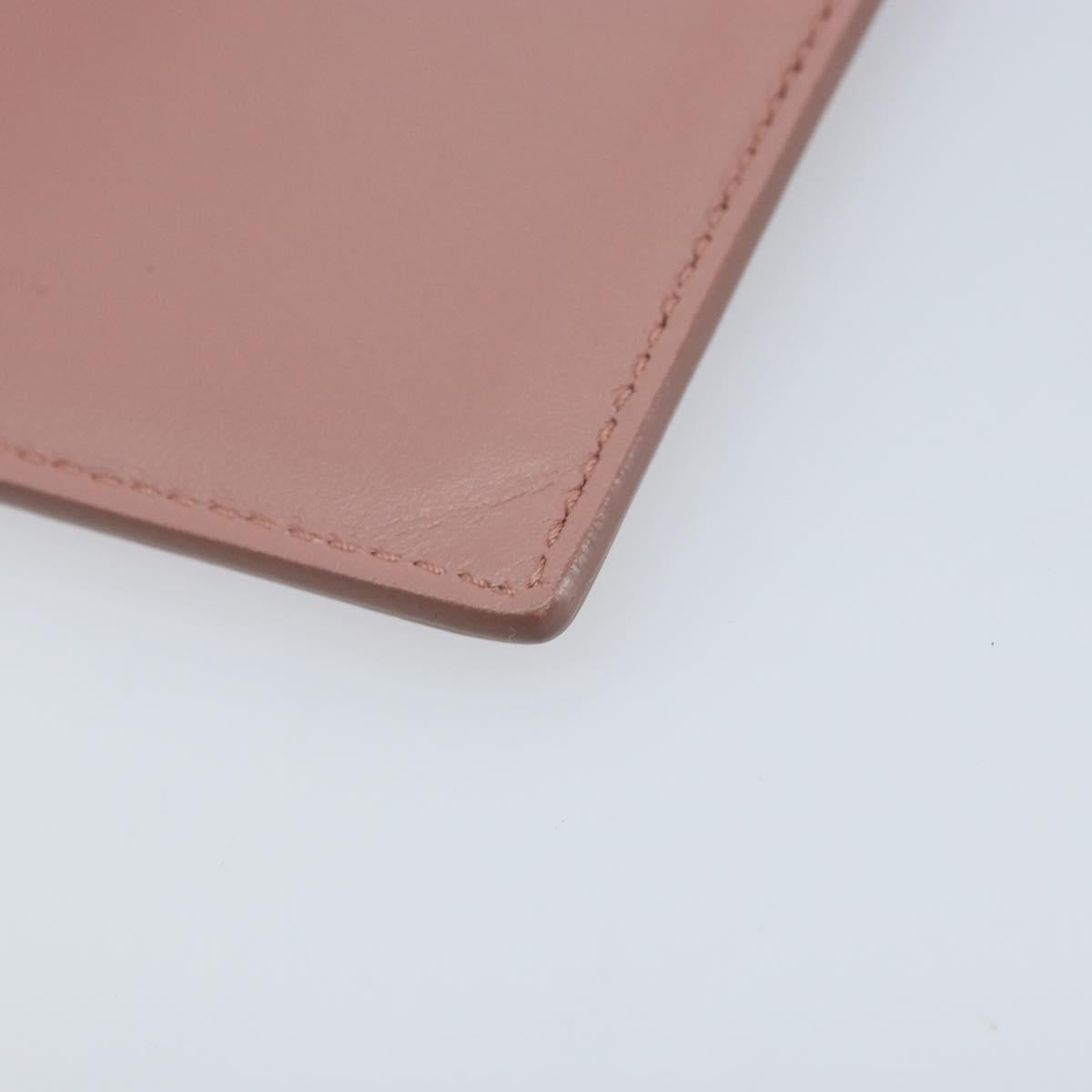 Salvatore Ferragamo Card Case Leather Pink Auth am10815V