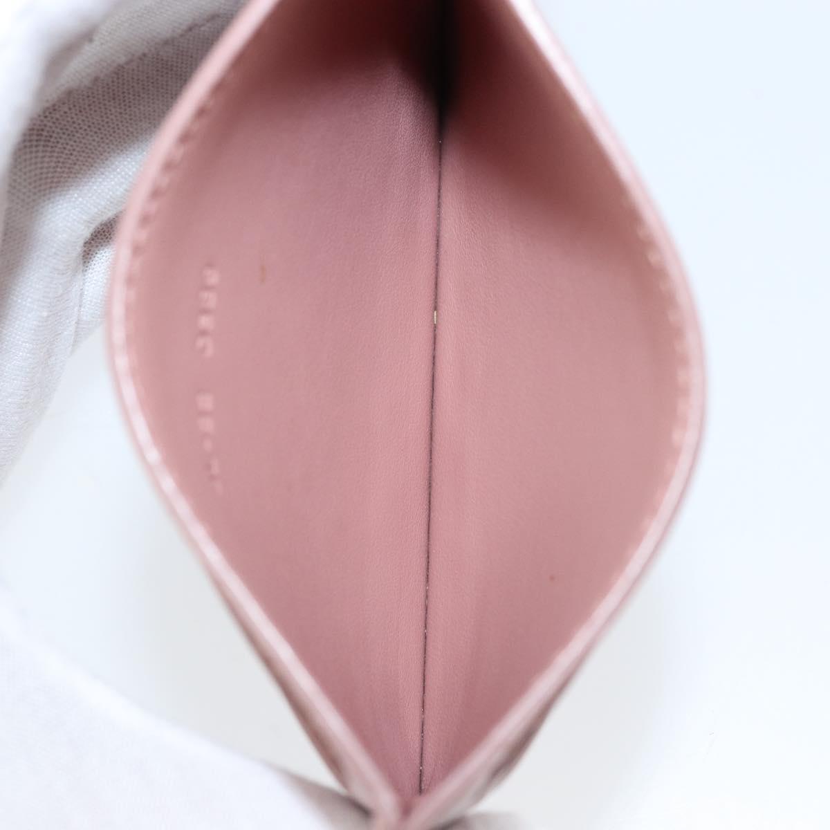 Salvatore Ferragamo Card Case Leather Pink Auth am10815V