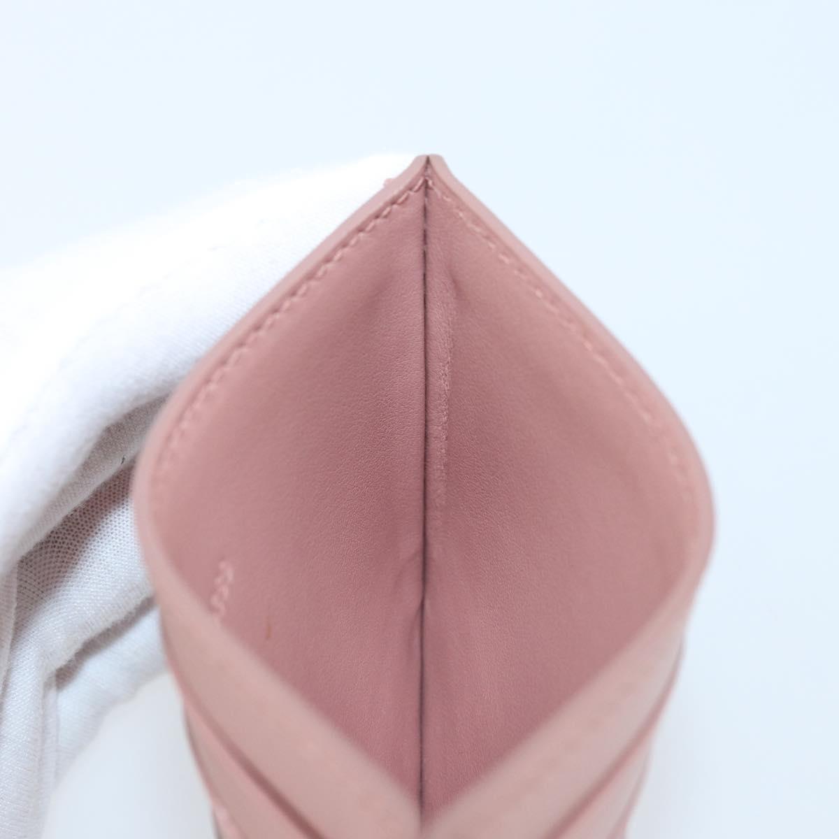 Salvatore Ferragamo Card Case Leather Pink Auth am10815V