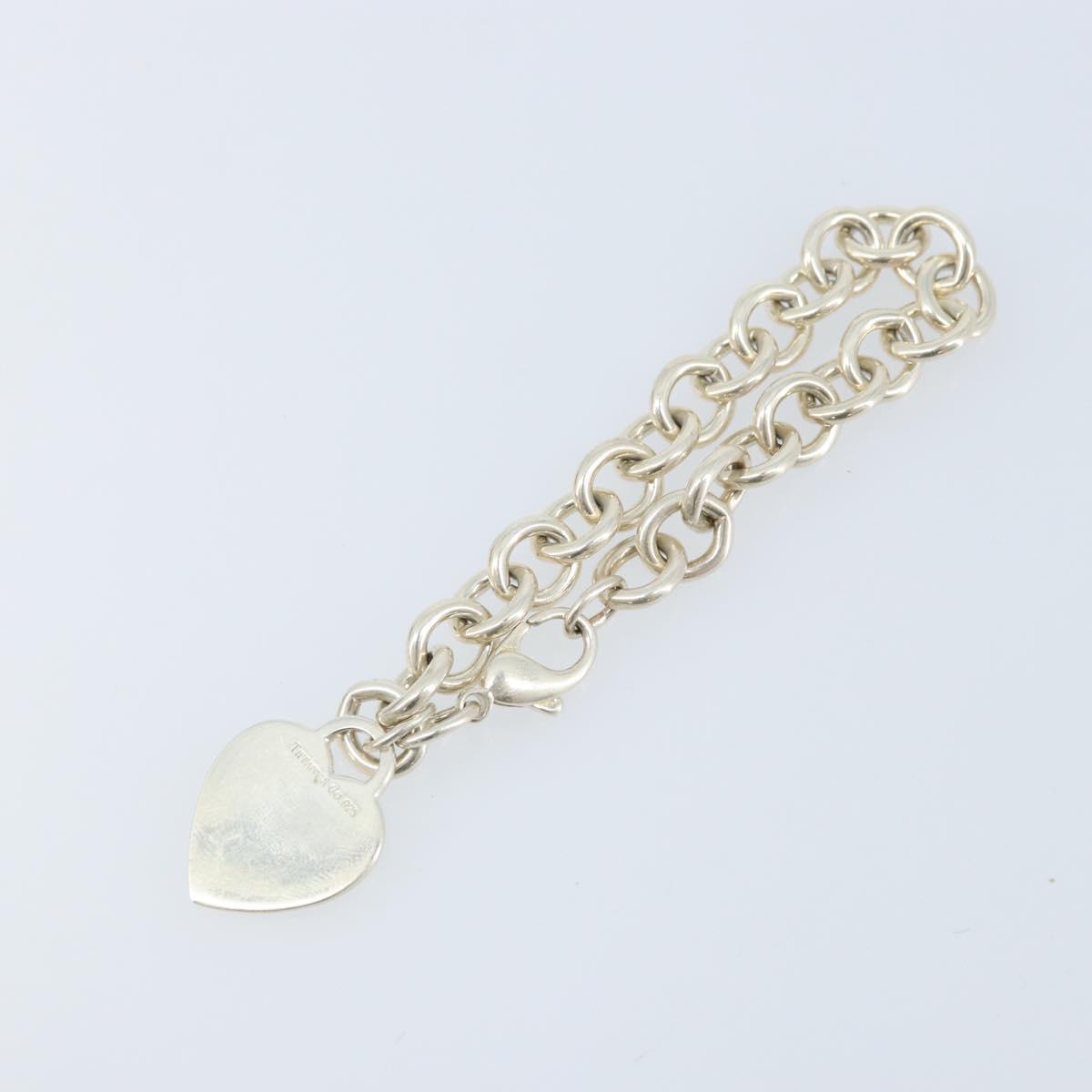 TIFFANY&Co. Return To Heart Bracelet Ag925 Silver Auth am10830V