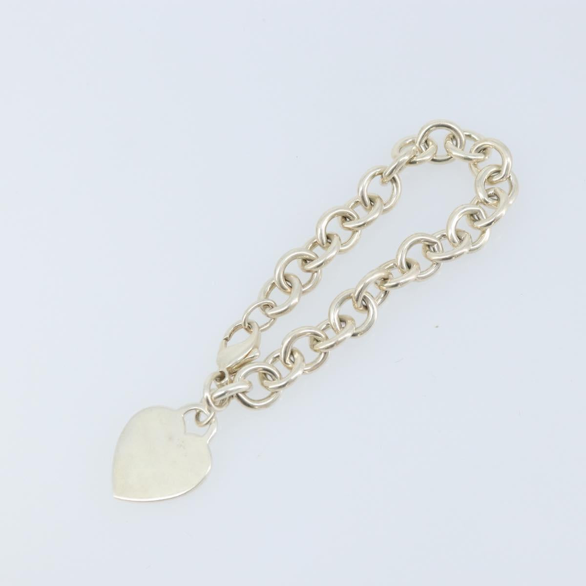 TIFFANY&Co. Return To Heart Bracelet Ag925 Silver Auth am10830V