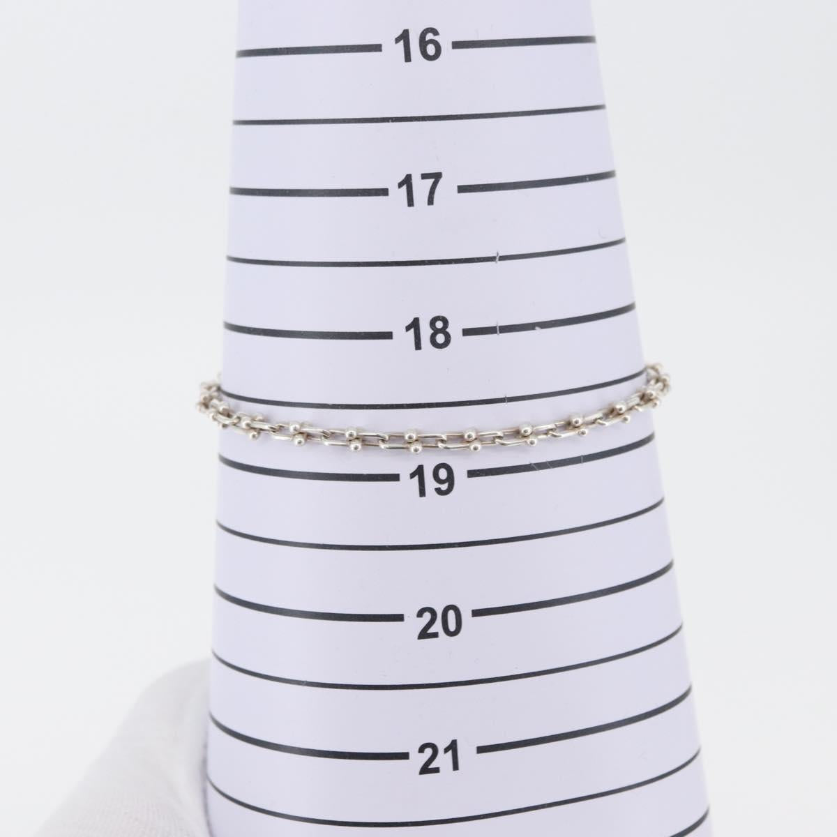 TIFFANY&Co. Hardware Microlink Bracelet Bracelet Ag925 Silver Auth am10846SAV