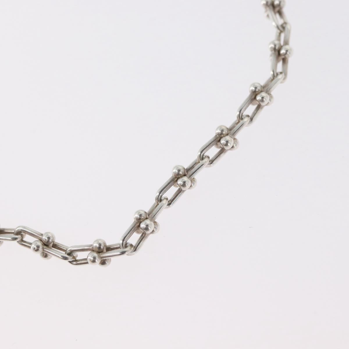 TIFFANY&Co. Hardware Microlink Bracelet Bracelet Ag925 Silver Auth am10846SAV