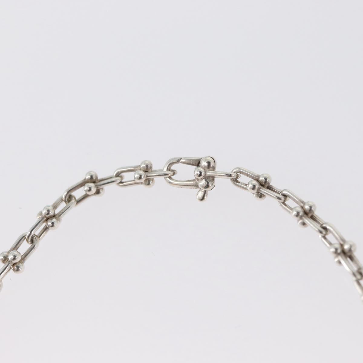 TIFFANY&Co. Hardware Microlink Bracelet Bracelet Ag925 Silver Auth am10846SAV