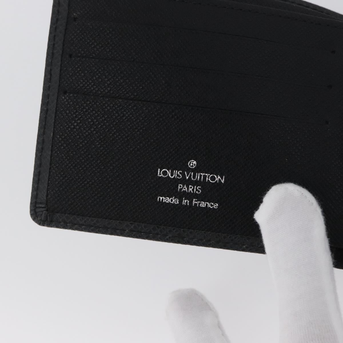 LOUIS VUITTON Taiga Porte Billets 6 Cartes Crdit Wallet M30482 Auth am10848V