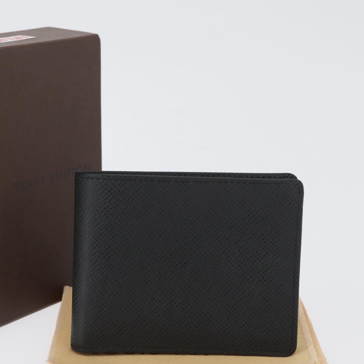 LOUIS VUITTON Taiga Porte Billets 6 Cartes Crdit Wallet M30482 Auth am10848V