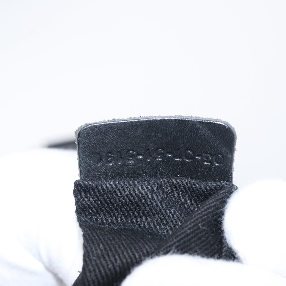 Chloe Paddington Hand Bag Leather Black Gold Silver Auth am10860SAV