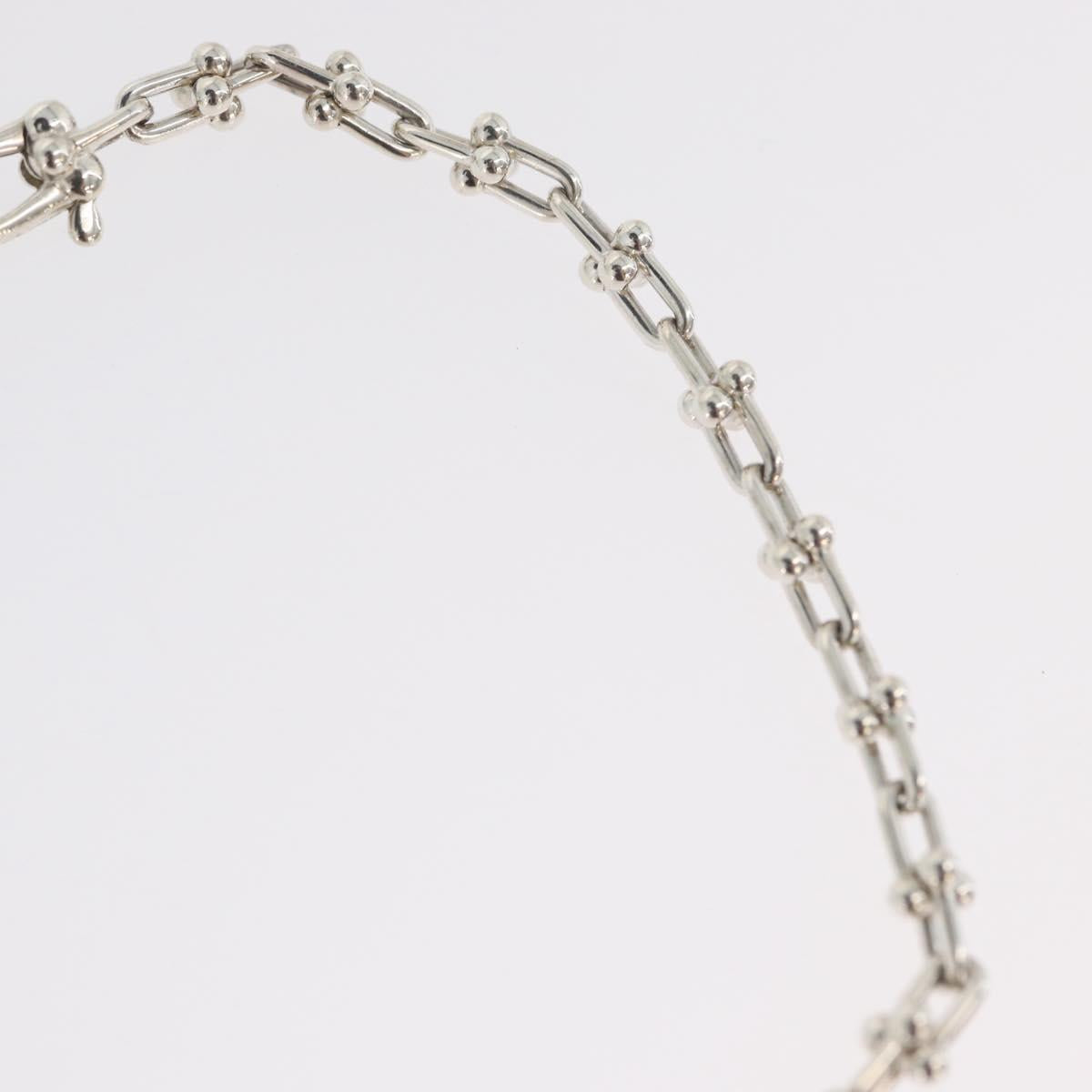 TIFFANY&Co. Hardware Microlink Bracelet Bracelet Ag925 Silver Auth am10867SAV