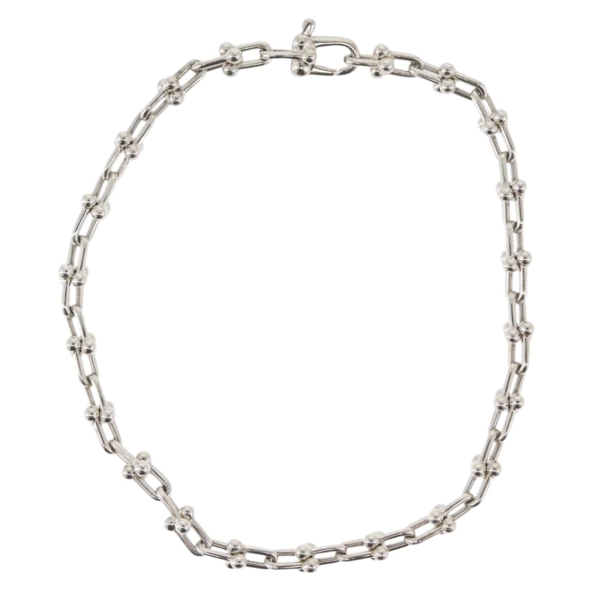 TIFFANY&Co. Hardware Microlink Bracelet Bracelet Ag925 Silver Auth am10867SAV