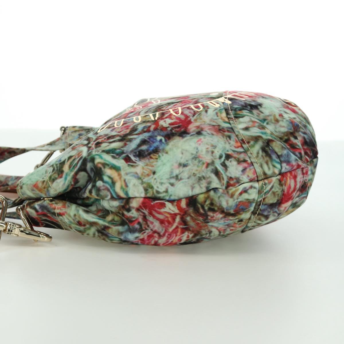Vivienne Westwood Tote Bag Canvas 2way Gold Multicolor Auth am10891A