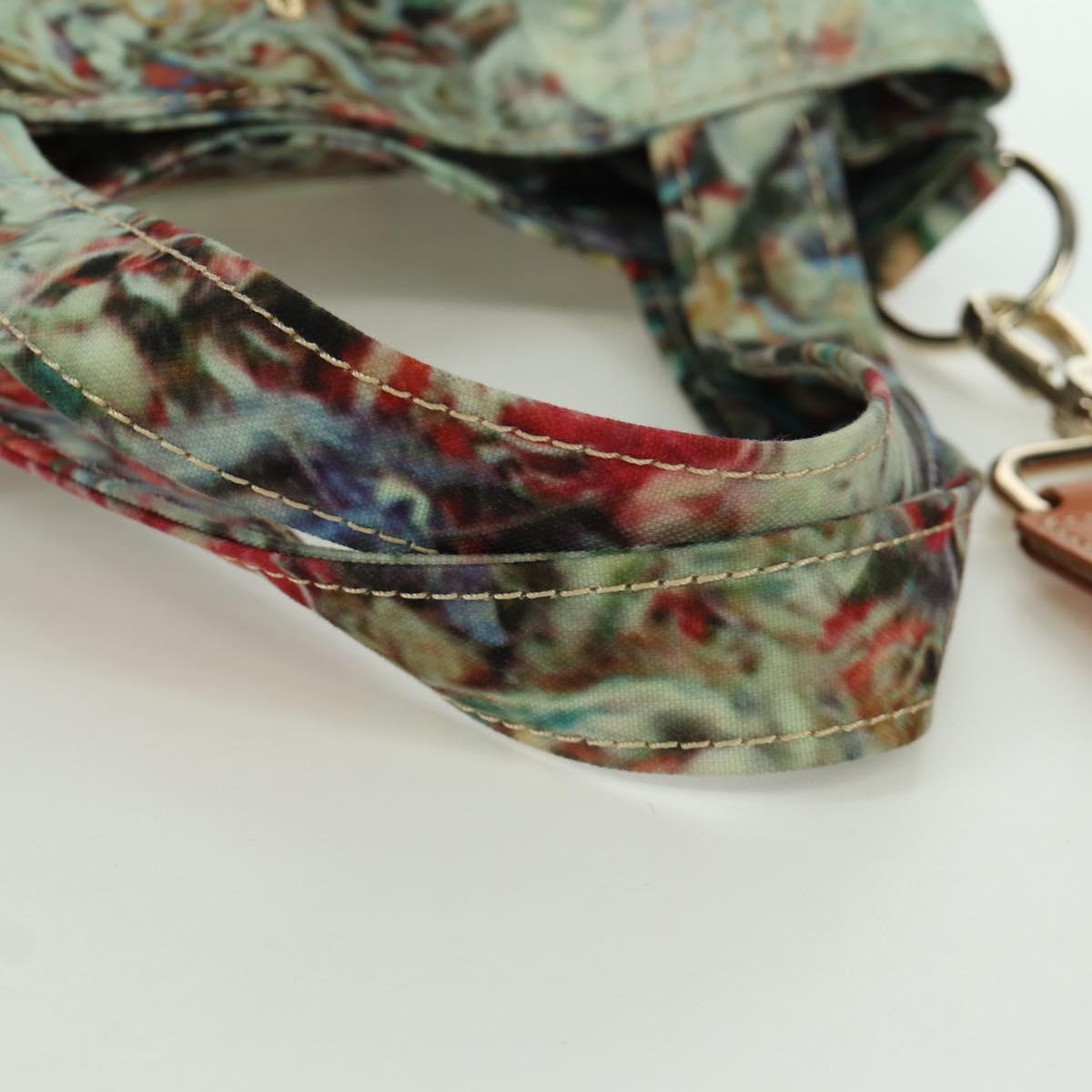 Vivienne Westwood Tote Bag Canvas 2way Gold Multicolor Auth am10891A