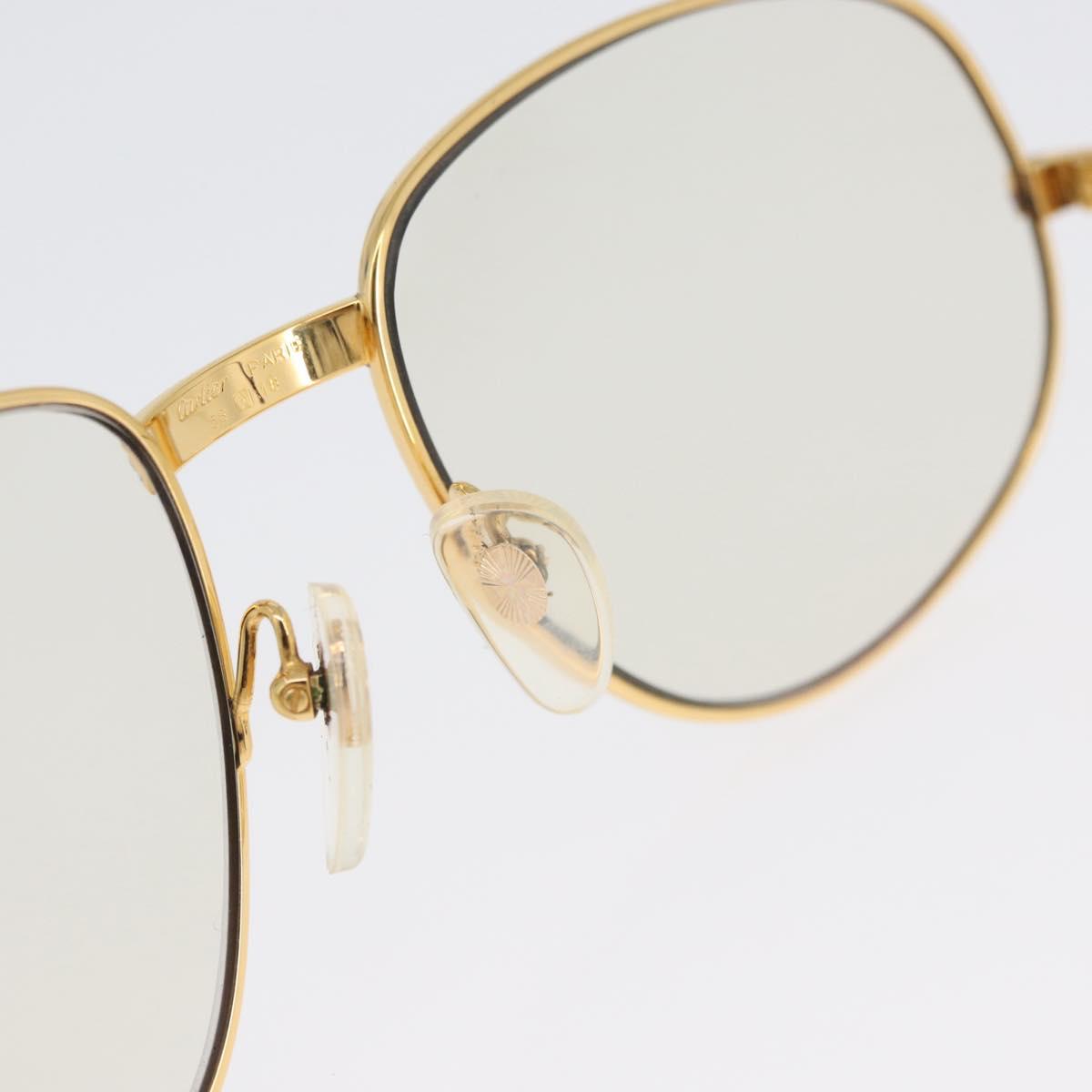 CARTIER Trinity Glasses metal Gold Tone Auth am10917