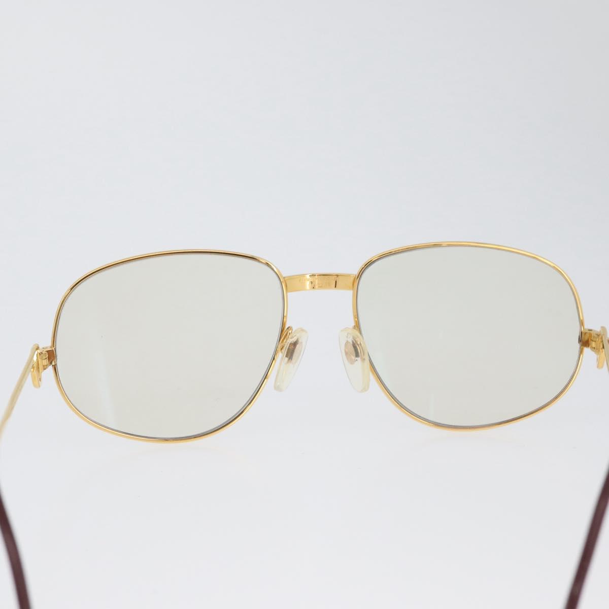 CARTIER Trinity Glasses metal Gold Tone Auth am10917