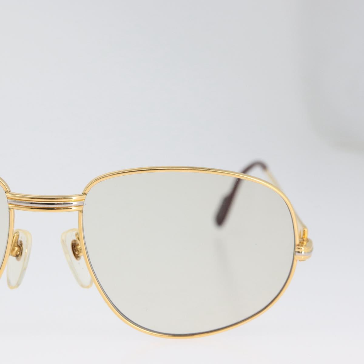 CARTIER Trinity Glasses metal Gold Tone Auth am10917