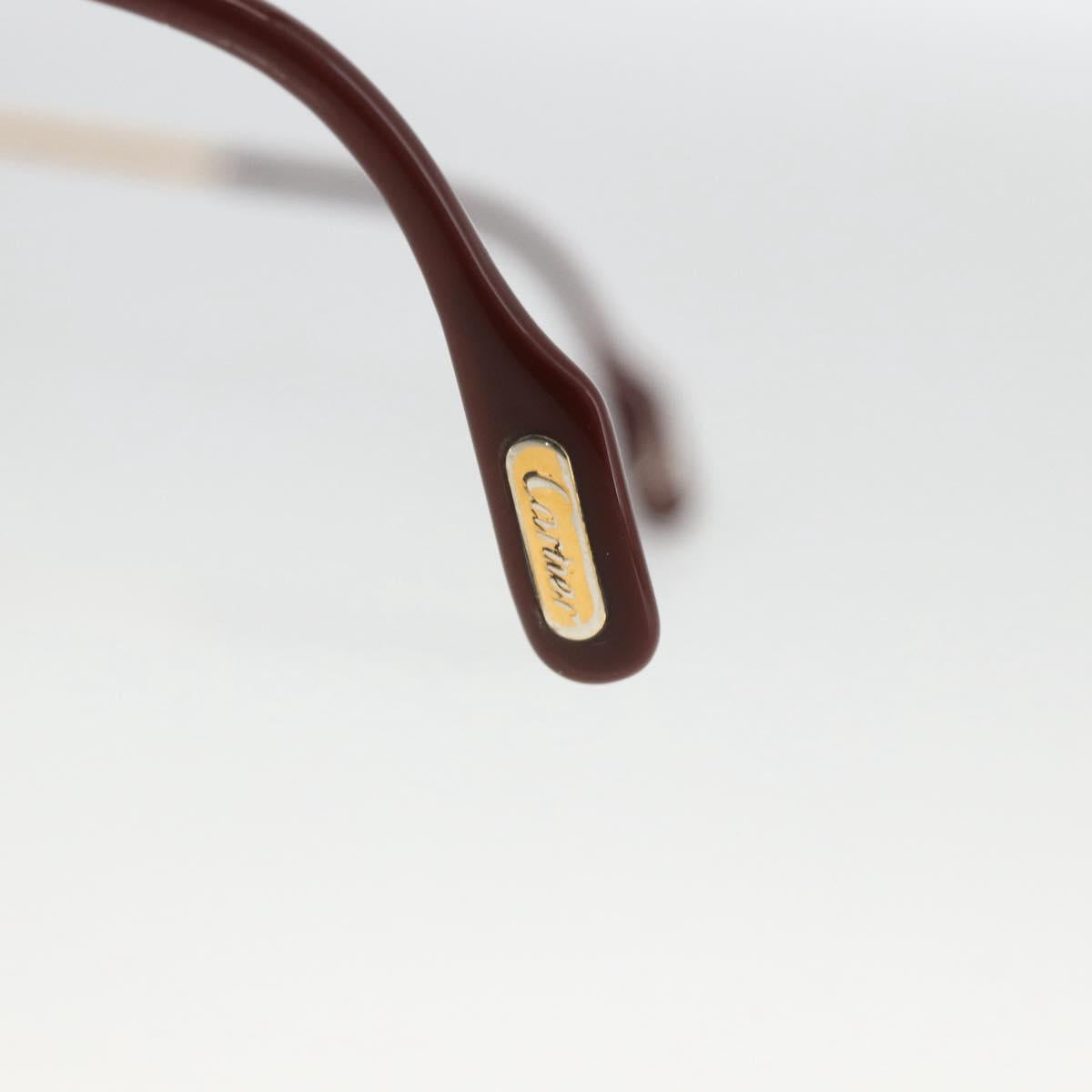 CARTIER Sunglasses metal Gold Tone Auth am10920V