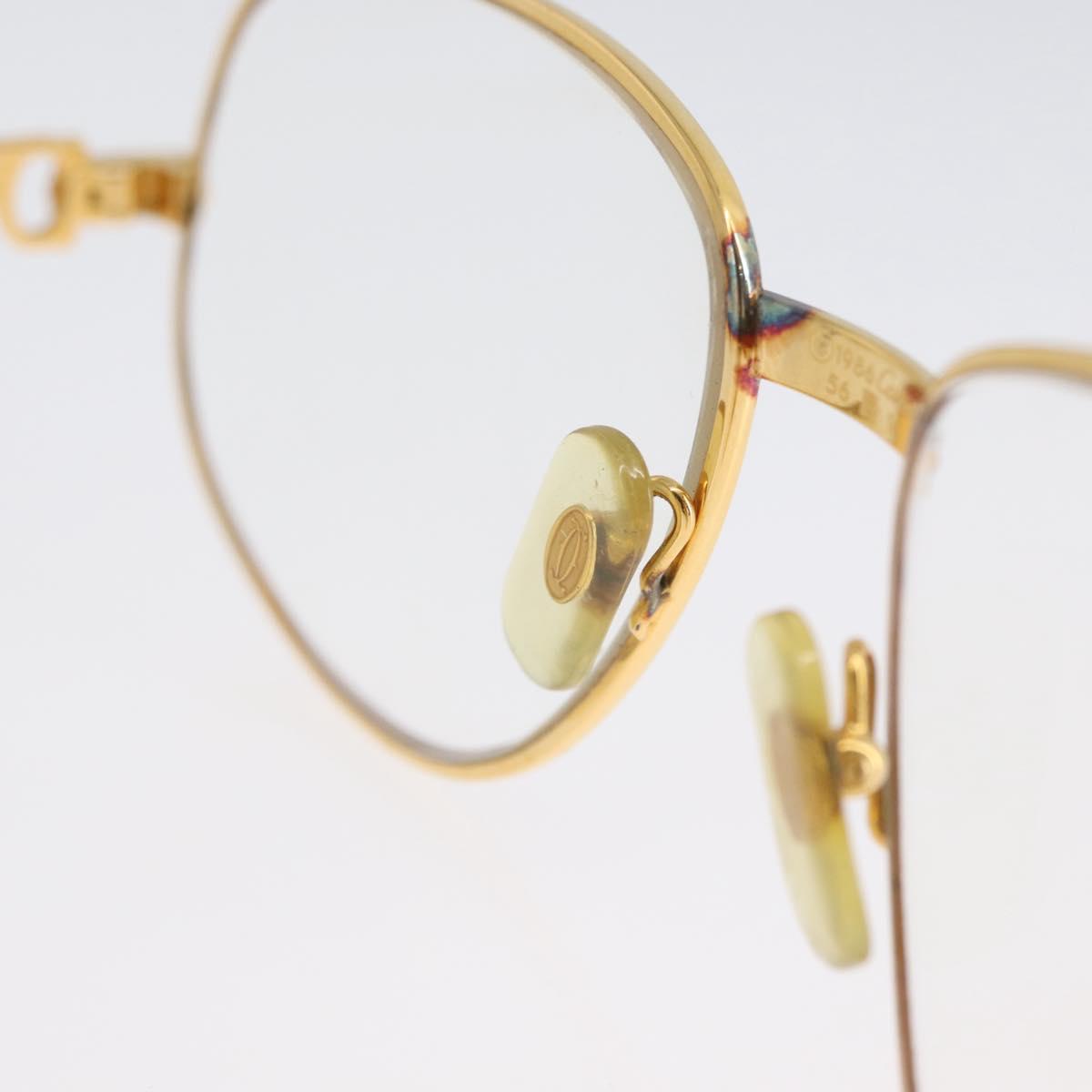 CARTIER Trinity Glasses metal Gold Tone Auth am10922