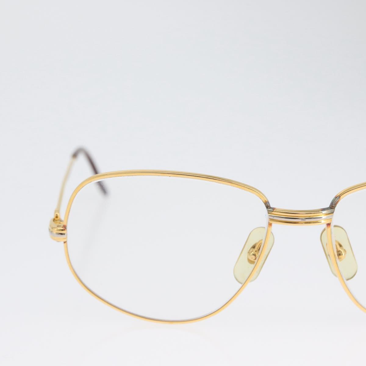 CARTIER Trinity Glasses metal Gold Tone Auth am10922