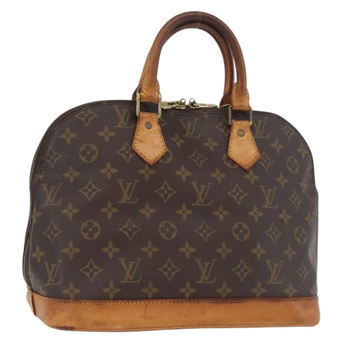 LOUIS VUITTON Monogram Alma Hand Bag M51130 LV Auth am10935