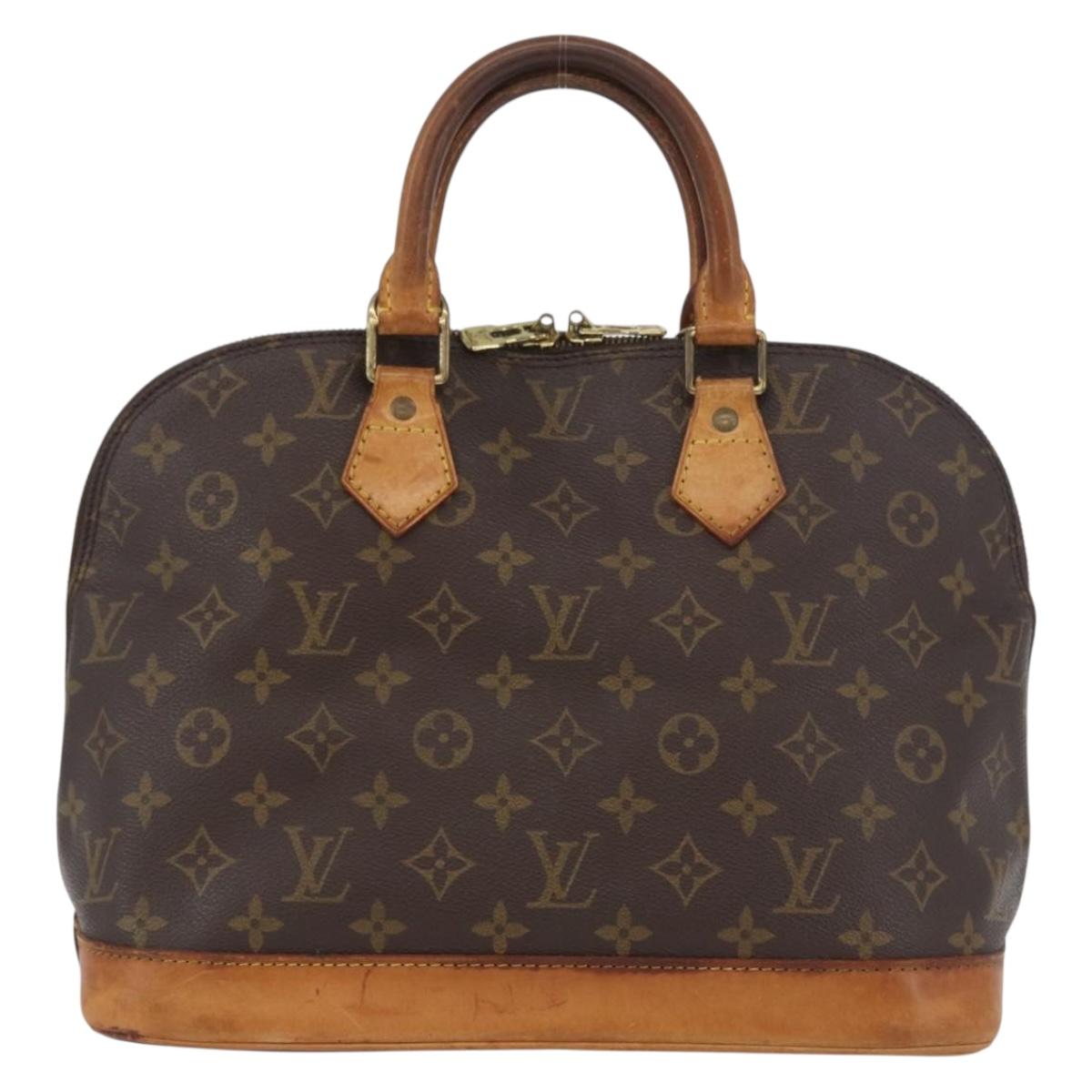 LOUIS VUITTON Monogram Alma Hand Bag M51130 LV Auth am10935