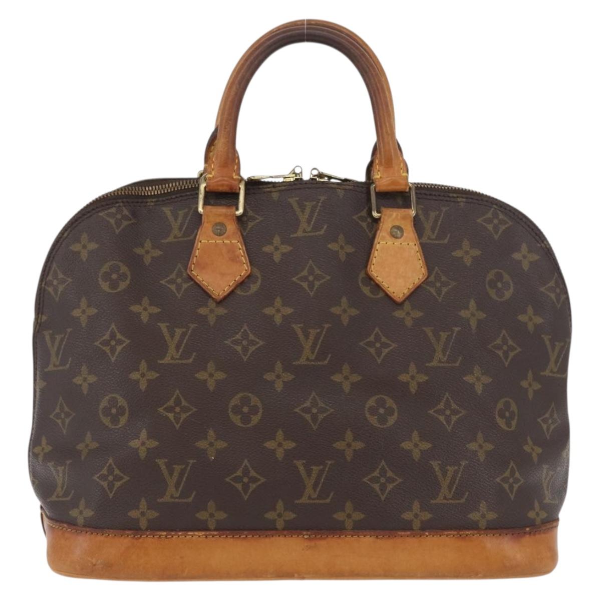 LOUIS VUITTON Monogram Alma Hand Bag M51130 LV Auth am10935