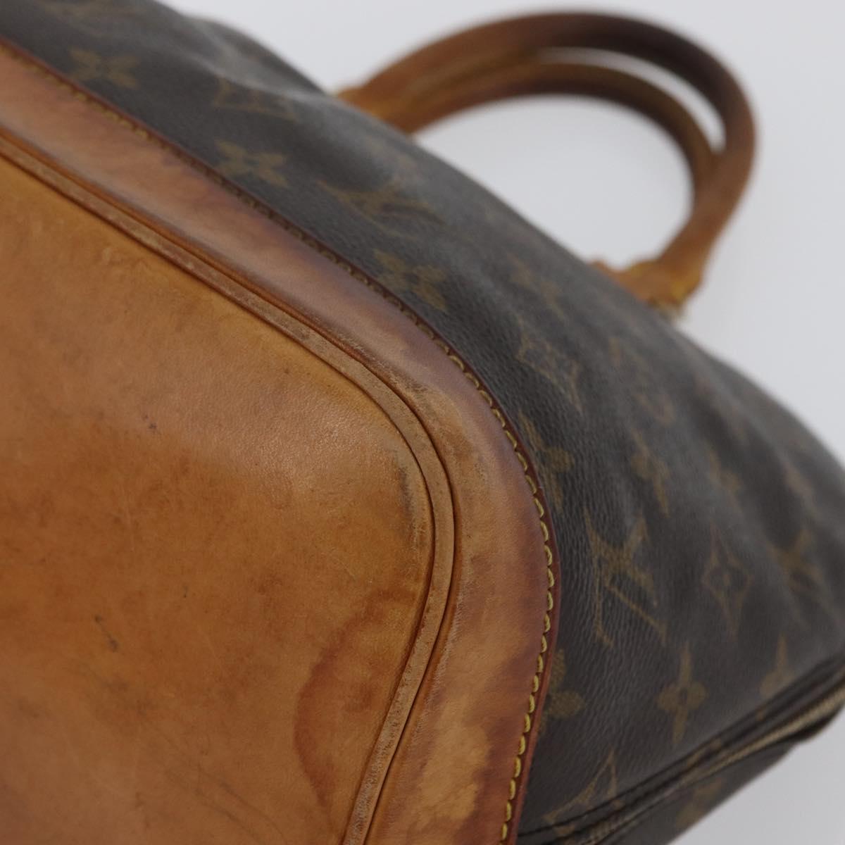 LOUIS VUITTON Monogram Alma Hand Bag M51130 LV Auth am10936
