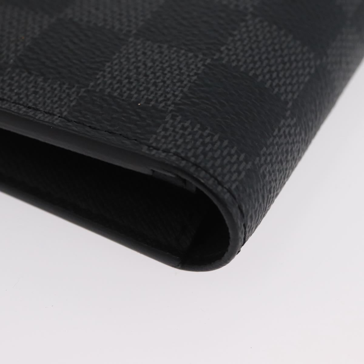 LOUIS VUITTON Damier Graphite Portefeuille Plaza Wallet N62665 LV Auth am10965V