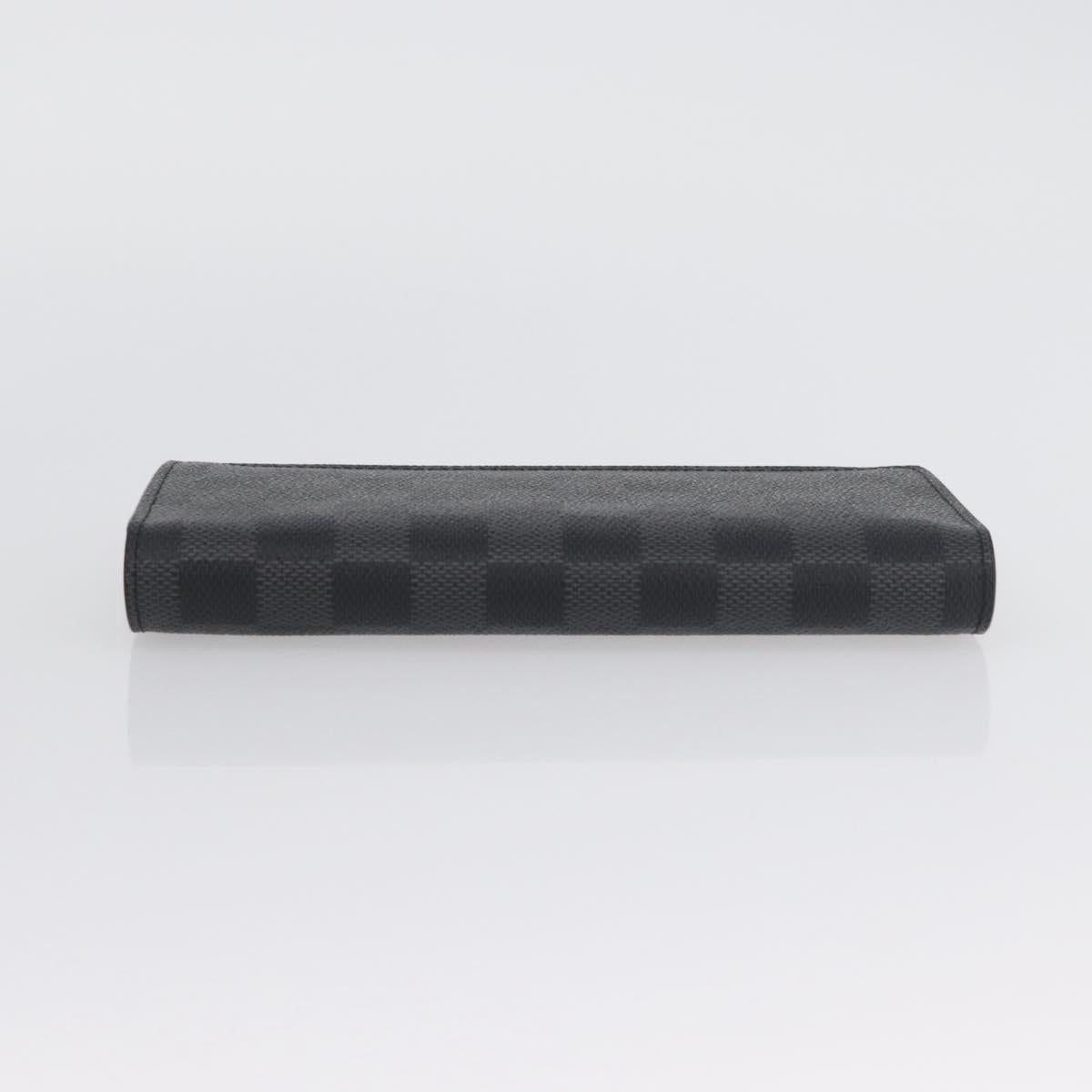 LOUIS VUITTON Damier Graphite Portefeuille Plaza Wallet N62665 LV Auth am10965V