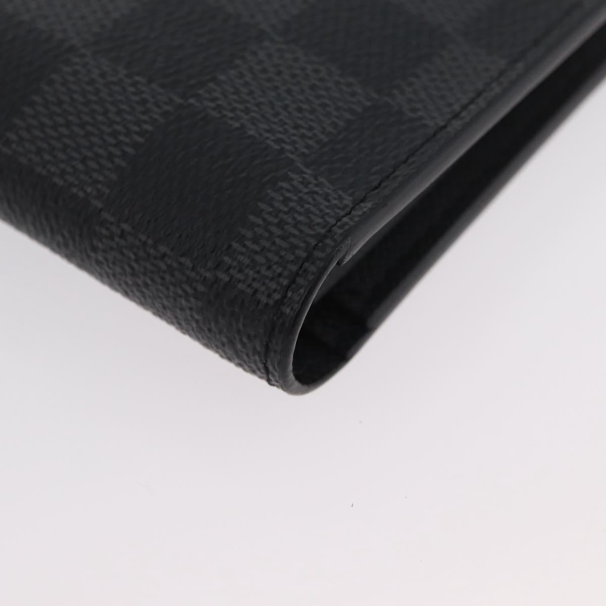 LOUIS VUITTON Damier Graphite Portefeuille Plaza Wallet N62665 LV Auth am10965V