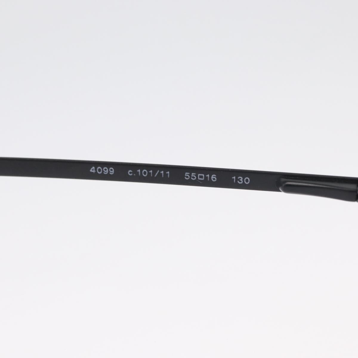CHANEL CC Sunglasses metal Black CC Auth am10967V