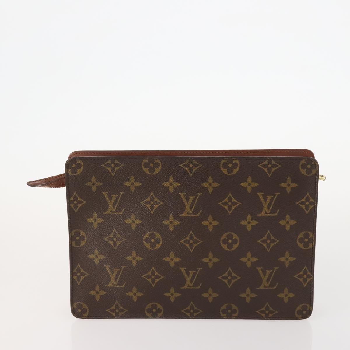 LOUIS VUITTON Monogram Clutch Bag 3 Set LV Auth am10971