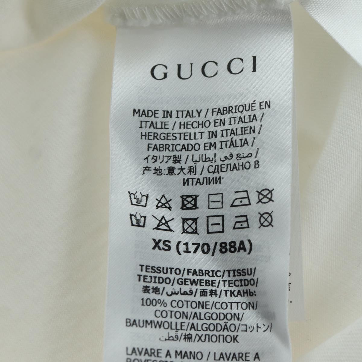 GUCCI Doraemon Collaboration Short Sleeved T Shirt Cotton White Auth am10973M