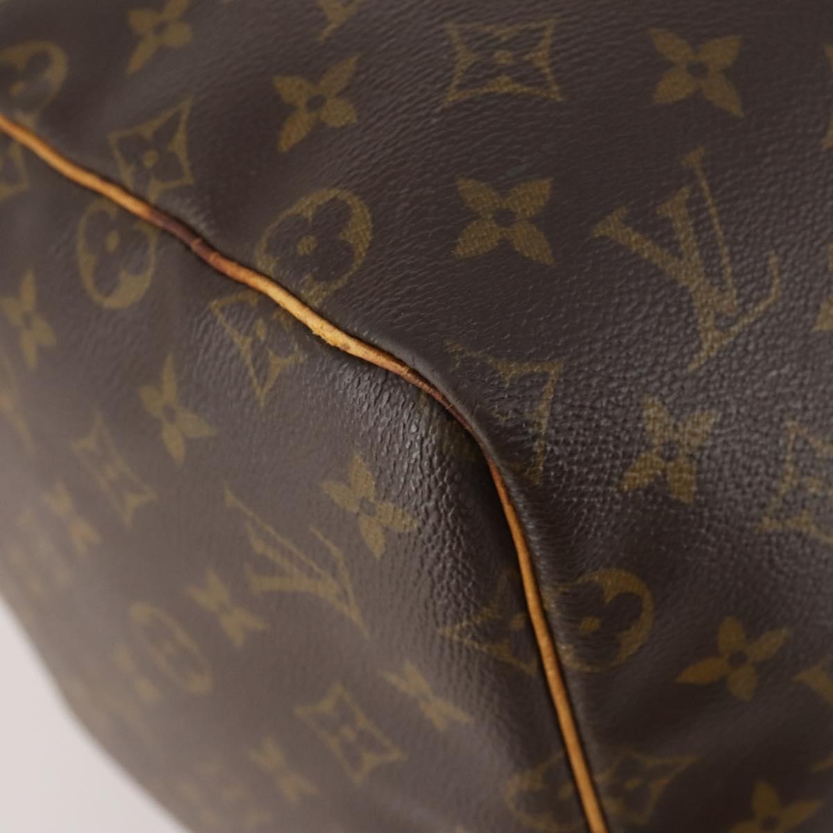 LOUIS VUITTON Monogram Keepall 55 Boston Bag M41424 LV Auth am10986